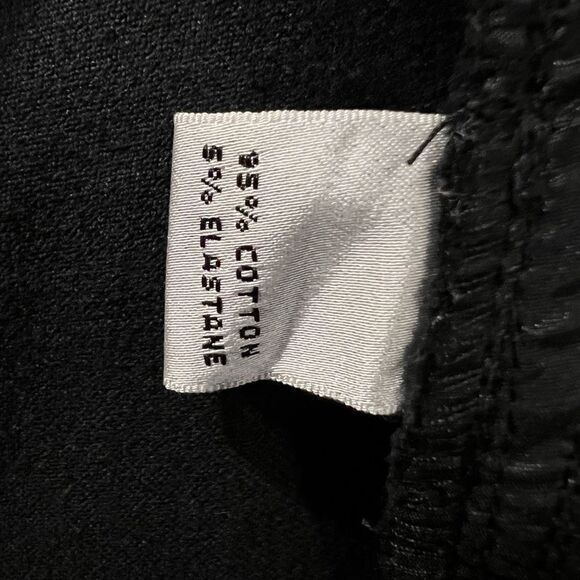 Vintage St. John Sport Women’s 8 Cotton High Rise Wide Leg Black Jeans Stretch - Picture 11 of 13